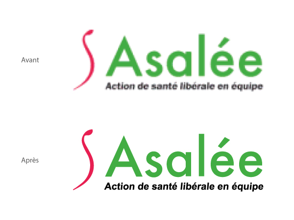 redessiner un logo flou